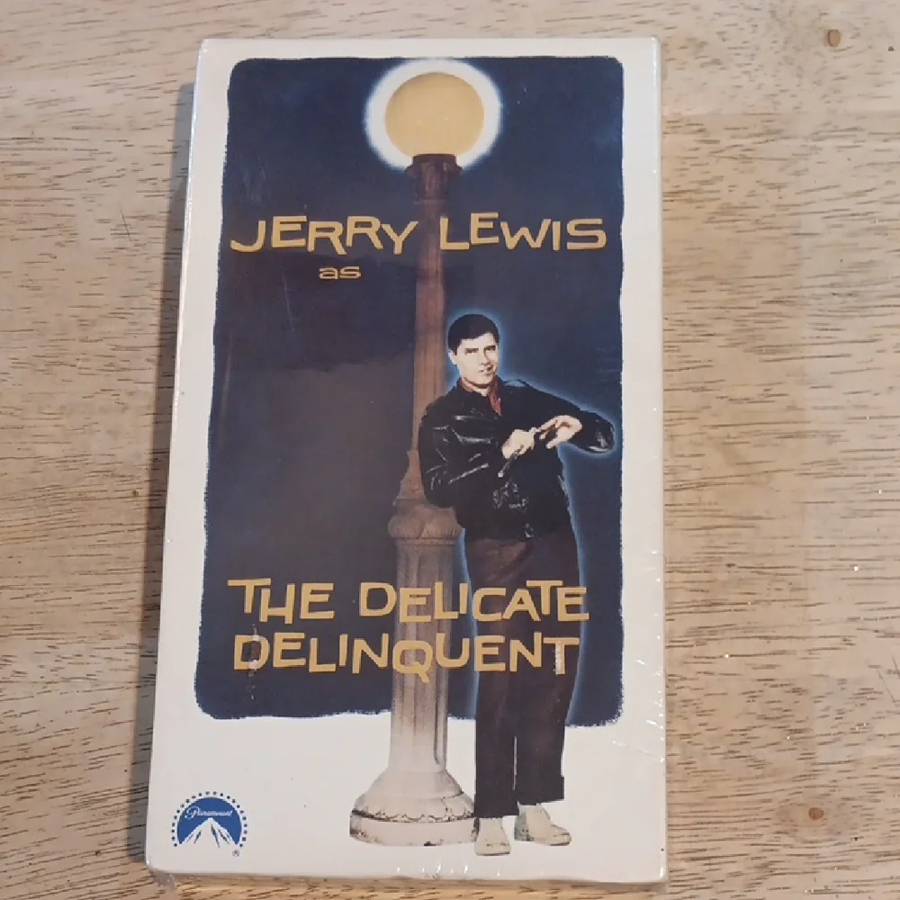 2/$8 Jerry Lewis 'The Delicate Delinquent' VHS
